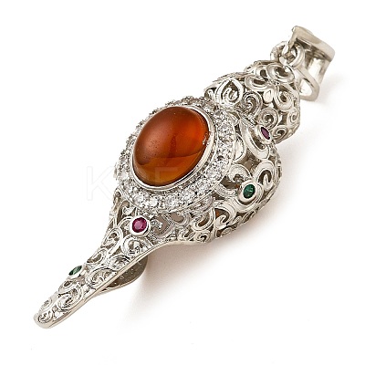 Natural Carnelian(Dyed & Heated) Pendants G-F776-01P-09-1