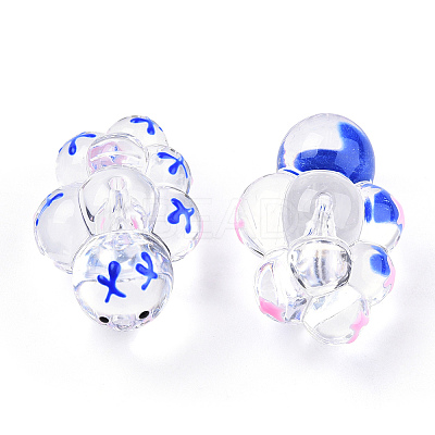 Transparent Acrylic Beads ACRC-T012-01-B01-1