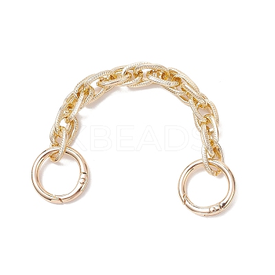 Aluminium Textured Rope Chain Bag Extension Chains FIND-JF00162-02-1