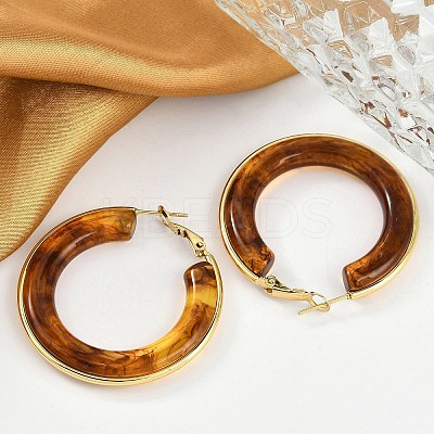304 Stainless Steel Hoop Earrings For Women LS-EJEW-B113-02G-03-1