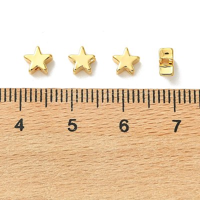 SHEGRACE Brass Star Beads XGRPCU840-300G-1