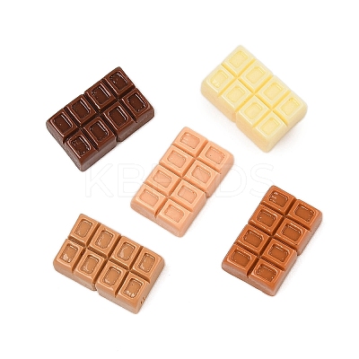 Opaque Resin Cabochons CRES-M037-04B-1