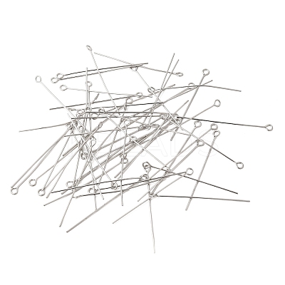 Tarnish Resistant 304 Stainless Steel Eye Pin STAS-R045-45mm-1
