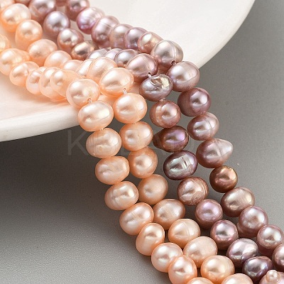 Natural Cultured Freshwater Pearl Beads Strands PEAR-C003-12C-1