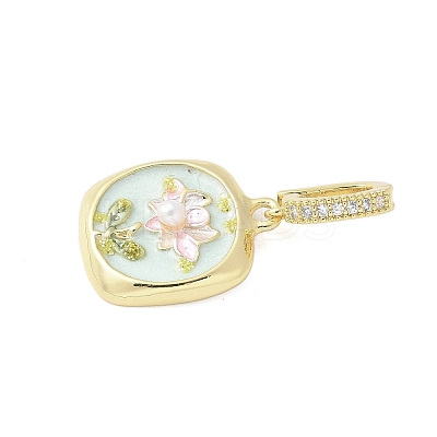 Brass Enamel Pendants LS-KK-F886-01G-05-1