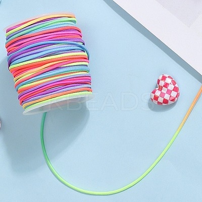 Segment Dyed Round Polyester Elastic Cord OCOR-WH20018-35B-1
