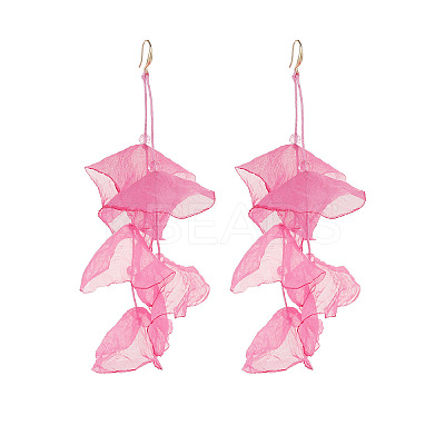 Bohemian Cloth Dangle Earrings for Women WG4D7D2-02-1