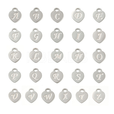 26Pcs 304 Stainless Steel Pendants FIND-M017-01P-1