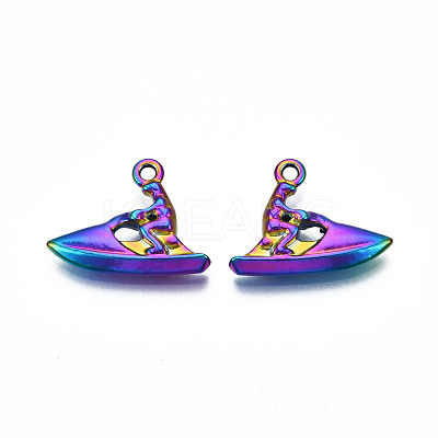 Rainbow Color Alloy Pendants PALLOY-N156-209-1