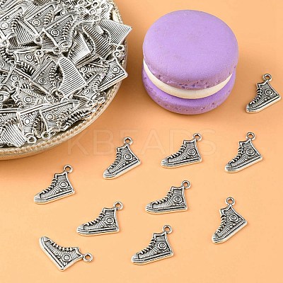 Tibetan Style Alloy Pendants TIBE-YW0001-06-1