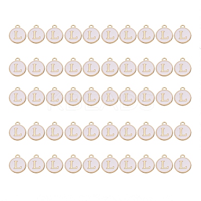 Golden Plated Alloy Charms ENAM-SZ0001-25A-L-1