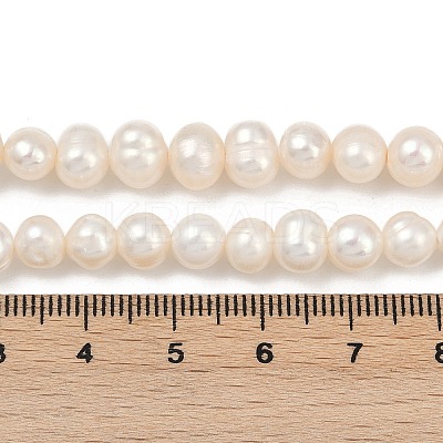 Natural Cultured Freshwater Pearl Beads Strands PEAR-I007-07Y-05A-1