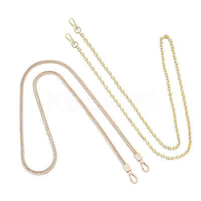 2Pcs 2 Styles Bag Strap Chains FIND-WR0001-03-1