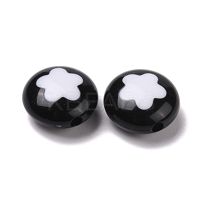 Two-tone Acrylic Beads OACR-U003-11-1