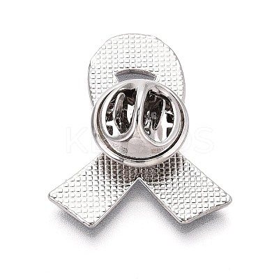 Awareness Ribbon Alloy Enamel Lapel Pins for Backpack Clothes JEWB-N009-03P-1