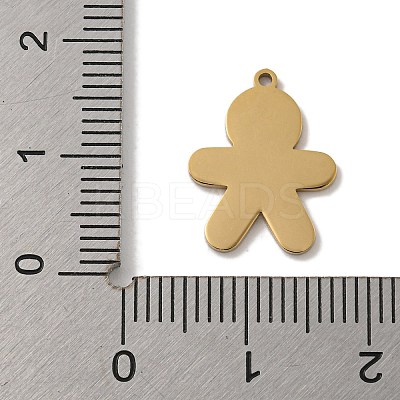 Christmas Theme 304 Stainless Steel Pendants STAS-Z093-08H-1
