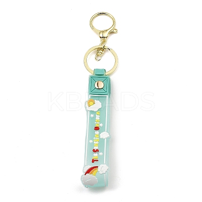 Cloud PVC Rope Keychains LS-KEYC-B015-02LG-01-1