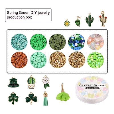 DIY Spring Theme Bracelet Making Kit DIY-YW0005-38-1