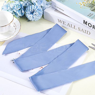 Long Thin Chiffon Silk-like Chain Belts for Women Girls AJEW-WH20001-48A-1