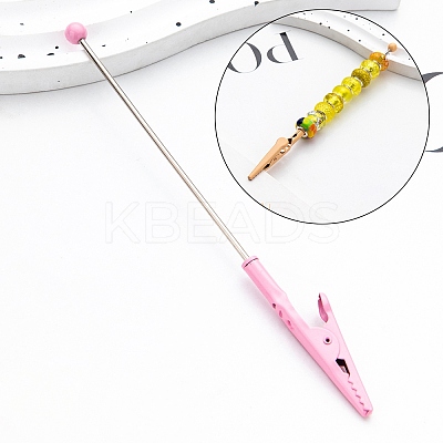 Spray Painted Iron Bracelet Tool Jewelry Helper Alligator Clip AJEW-A053-01E-1