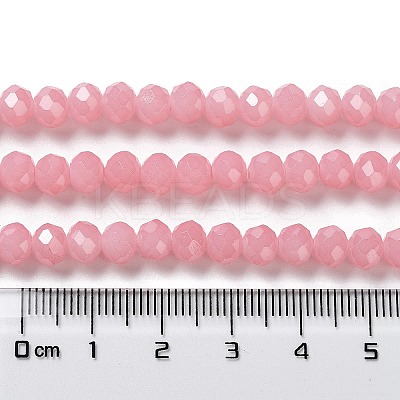 Baking Paint Imitation Jade Glass Bead Strands LS-DGLA-A034-J8MM-A3-1