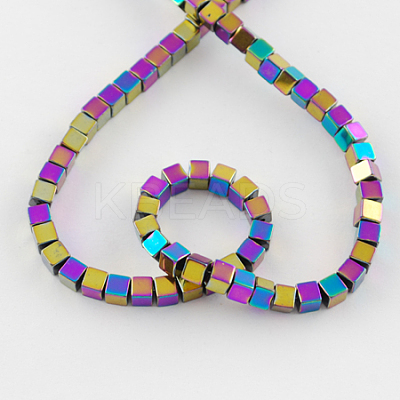 Non-magnetic Synthetic Hematite Beads Strands G-Q876-2mm-1-1