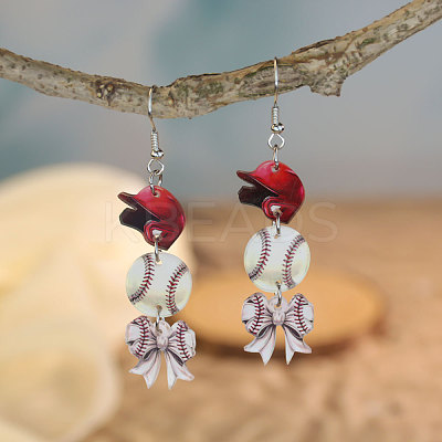 Acrylic Dangle Earrings FS-WG0D22D-06-1
