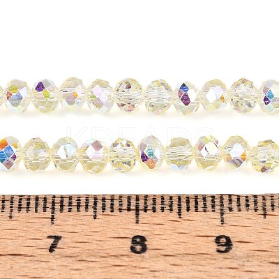 Transparent Glass Beads Strands X-EGLA-N016-6mm-05-1