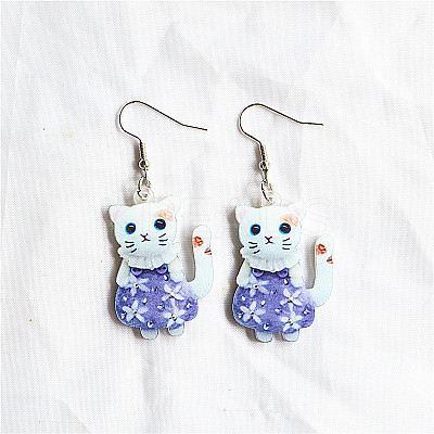 Easter Acrylic Dangle Earrings FS-WG38FCF-01-1