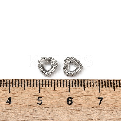304 Stainless Steel Rhinestone Cabochon Settings STAS-G356-04P-03-1