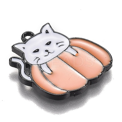 Autumn Theme Alloy Enamel Pendants X-ENAM-J649-06B-02-1