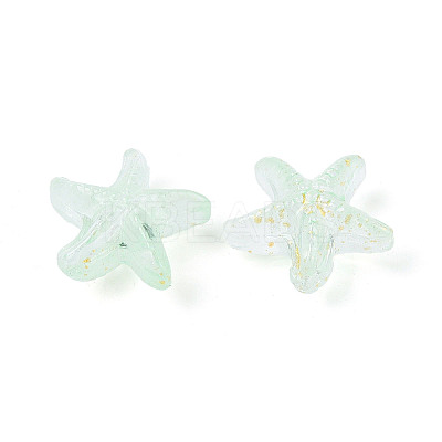 Frosted Glass Beads FGLA-T005-01E-1