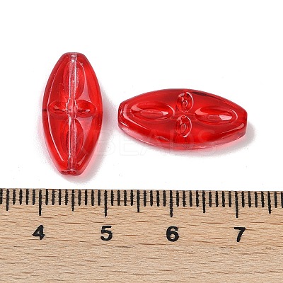 Transparent Glass Beads DGLA-E004-14A-1