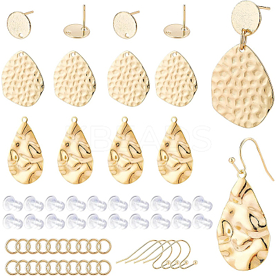 DIY Nuggets Pendant Earrings Making Kit DIY-BC0004-47-1