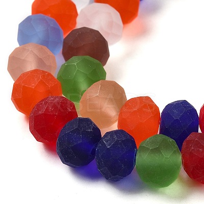 Transparent Glass Beads Strands X-EGLA-A034-M10mm-63-1