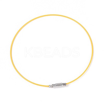 Steel Wire Bracelet Cord DIY Jewelry Making TWIR-R004-02-1
