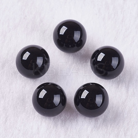 Natural Black Onyx Beads G-K275-32-10mm-1