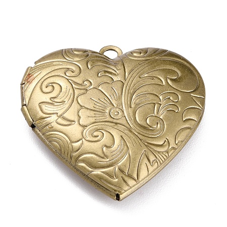 304 Stainless Steel Locket Pendants X-STAS-O147-02B-1