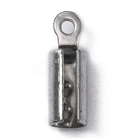316 Surgical Stainless Steel Folding Crimp Ends FIND-WH0045-46B-1