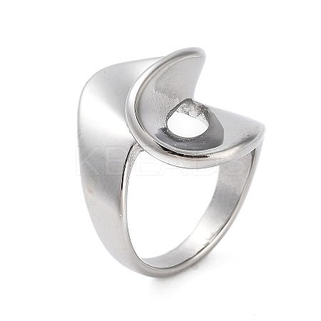 Non-Tarnish 304 Stainless Steel Rings for Women LS-RJEW-K270-03B-P-1