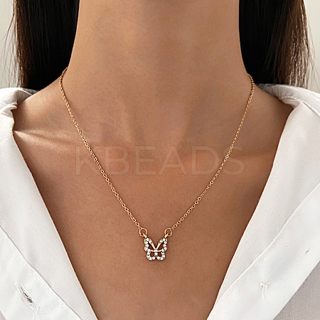 Metal Butterfly Pendant Necklaces for Women WH-WG7BA93-01-1
