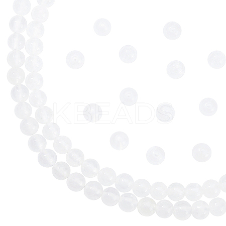 1 Strand Natural Selenite Beads Strands G-AR0005-51-1