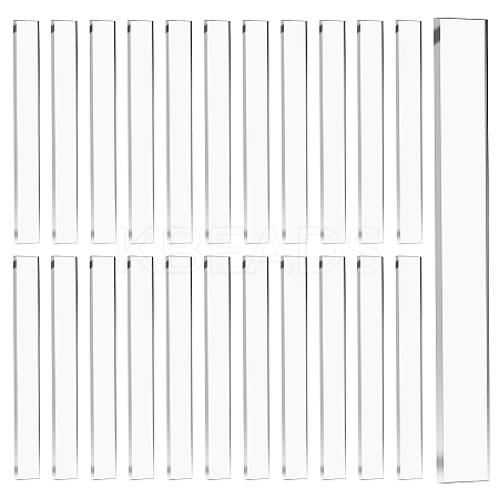 200Pcs Transparent Acrylic Sheets FIND-GA0007-20A-1