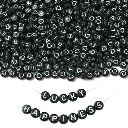 1400Pcs 2 Styles Craft Style Acrylic Beads MACR-YW0003-32-1