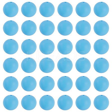 50Pcs Food Grade Eco-Friendly Silicone Beads SIL-TA0002-89I-1