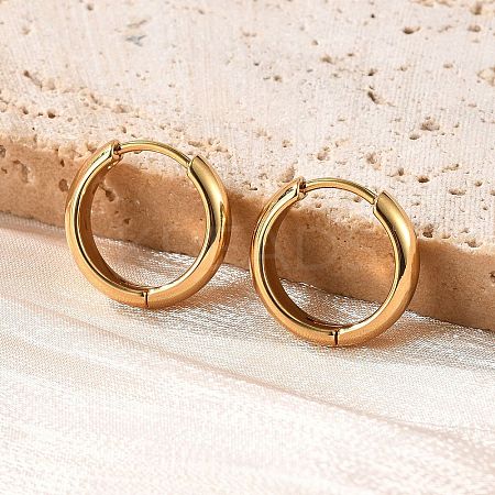 201 Stainless Steel Hoop Earrings LS-EJEW-P304-15C-G-1