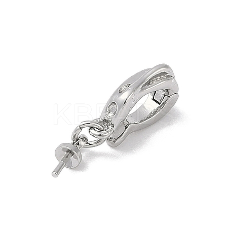 Brass Peg Bails Pin Pendants KK-Q030-11P-1