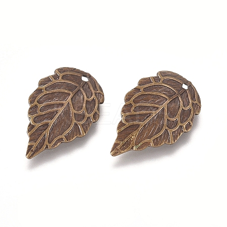 Brass Filigree Pendants LS-KK-G368-05AB-1