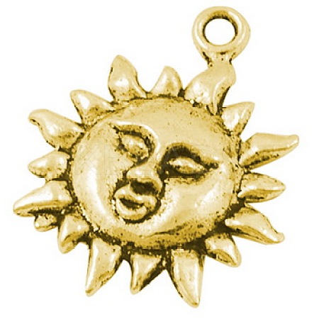 Tibetan Style Alloy Pendants LS-TIBEP-LF9244YKG-AG-FF-1