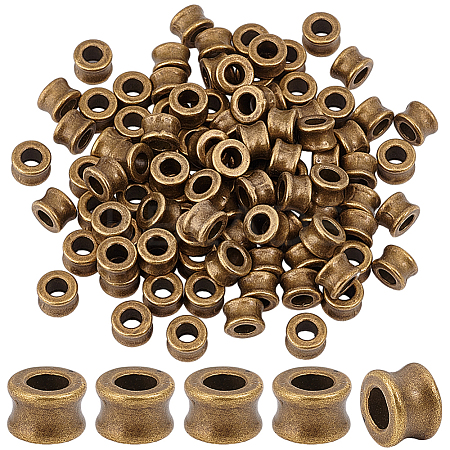 100Pcs Tibetan Style Alloy European Beads DIY-PH0023-44A-1